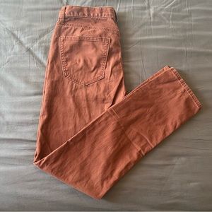 Banana Republic Men's Slim Fit Chinos, Copper, 32 x 34